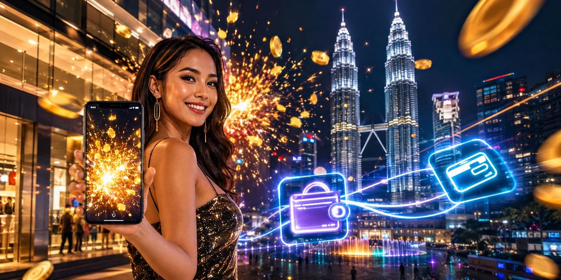 Pengguna poki di Kuala Lumpur mengakses platform dengan privasi terjamin